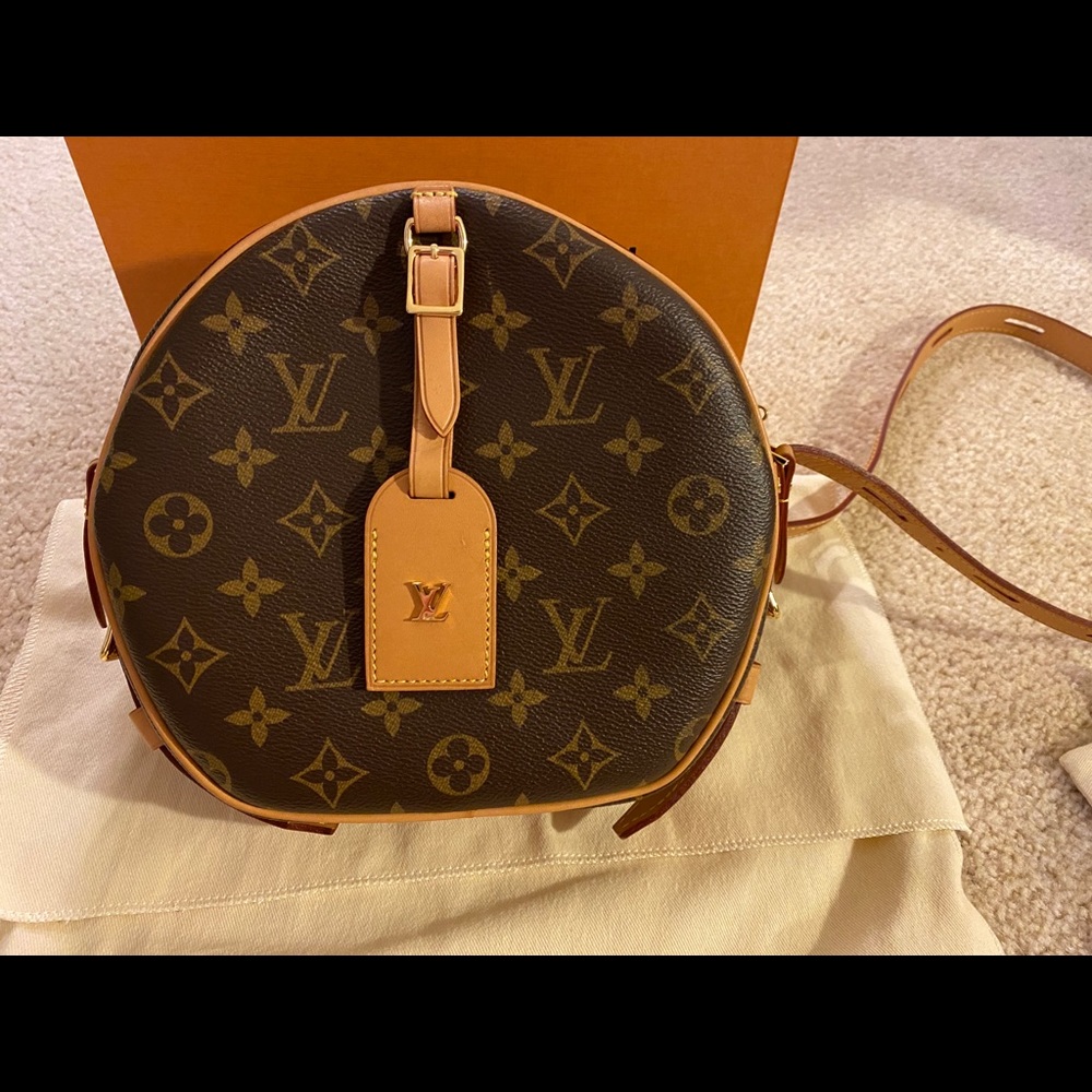 louis vuitton bolte chapeau souple mm 95% new